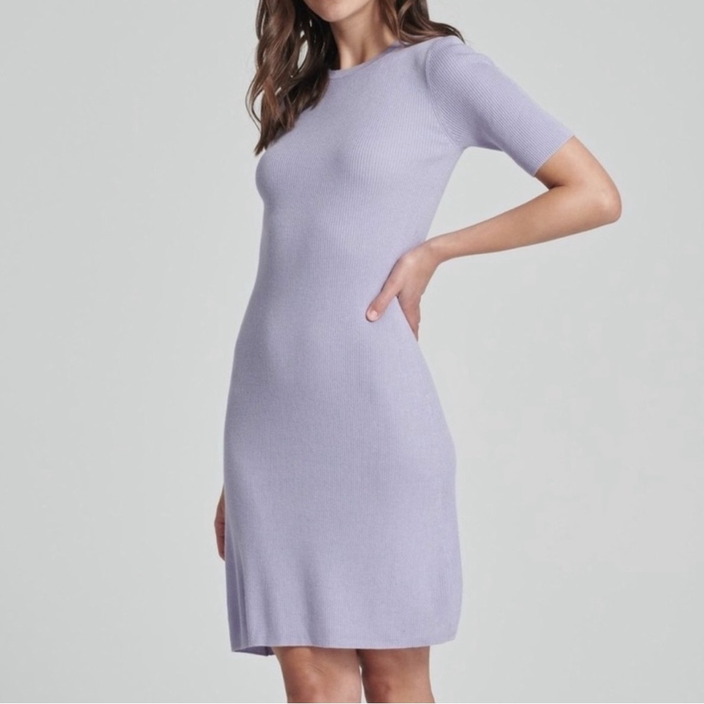 Naadam Silk Cashmere Mini Dress